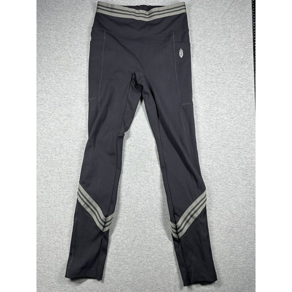 Free People FP Movement Leggings Women’s XS Black Ankle Zip Side Pockets zephyr - Picture 2 of 7